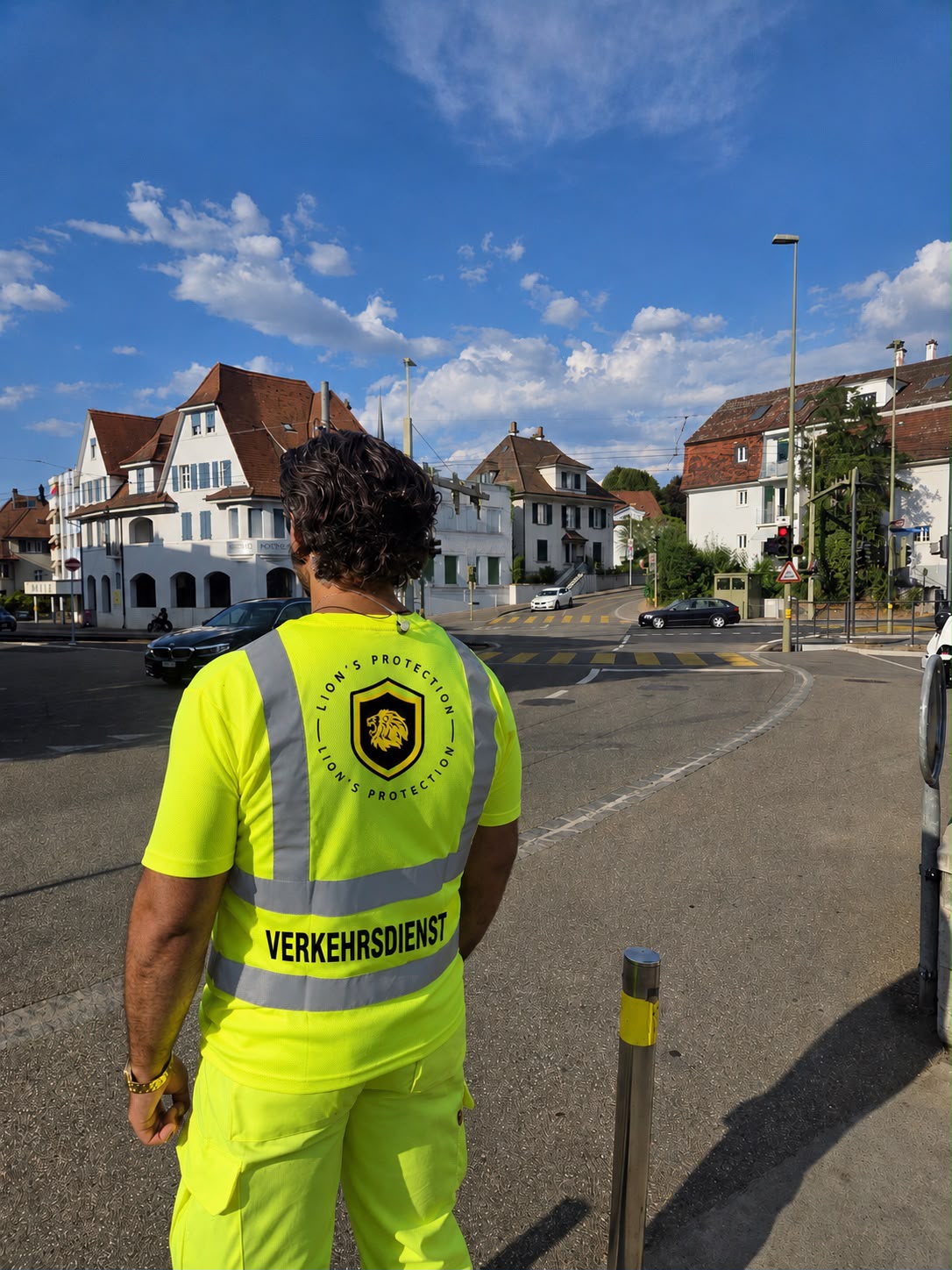 Lion's Protection bei einem Verkehrsdiensteinsatz in Basel